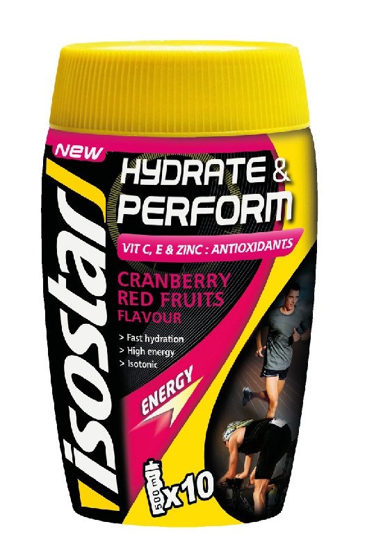 Isostar Poeder - Hydrate & Perform Antioxidant 400g - cranberry