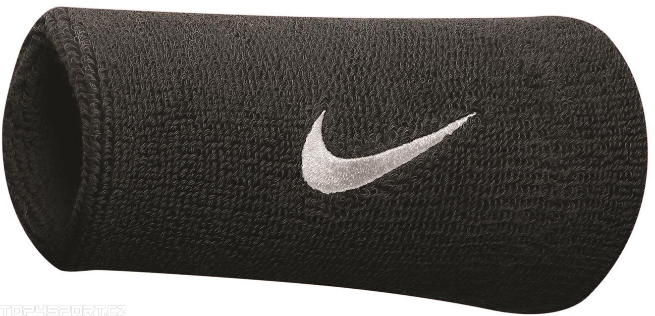 svedbånd Nike SWOOSH DOUBLEWIDE WRISTBANDS
