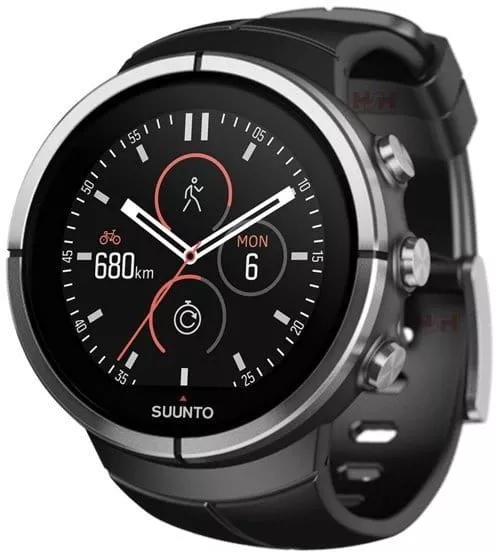 Chytré hodinky s hrudním pásem Suunto Spartan Ultra Black