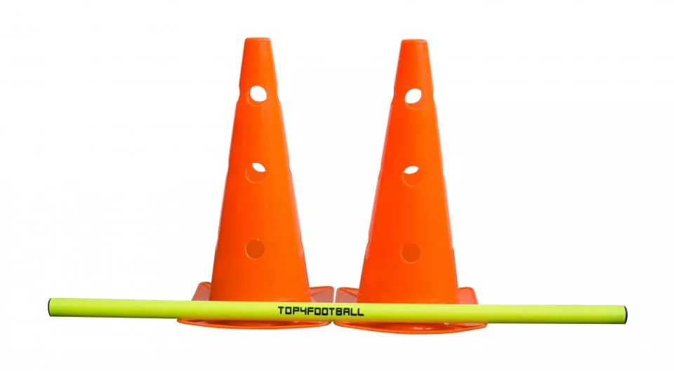 Top4Football with hole (set of two cones and one pole) Bóják