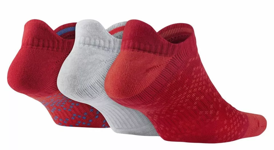 Dámské běžecké ponožky Nike Dri-FIT Graphic No-Show Tab