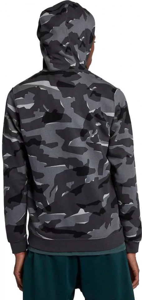 Mikina s kapucňou Nike M NSW CLUB CAMO HOODIE FZ BB