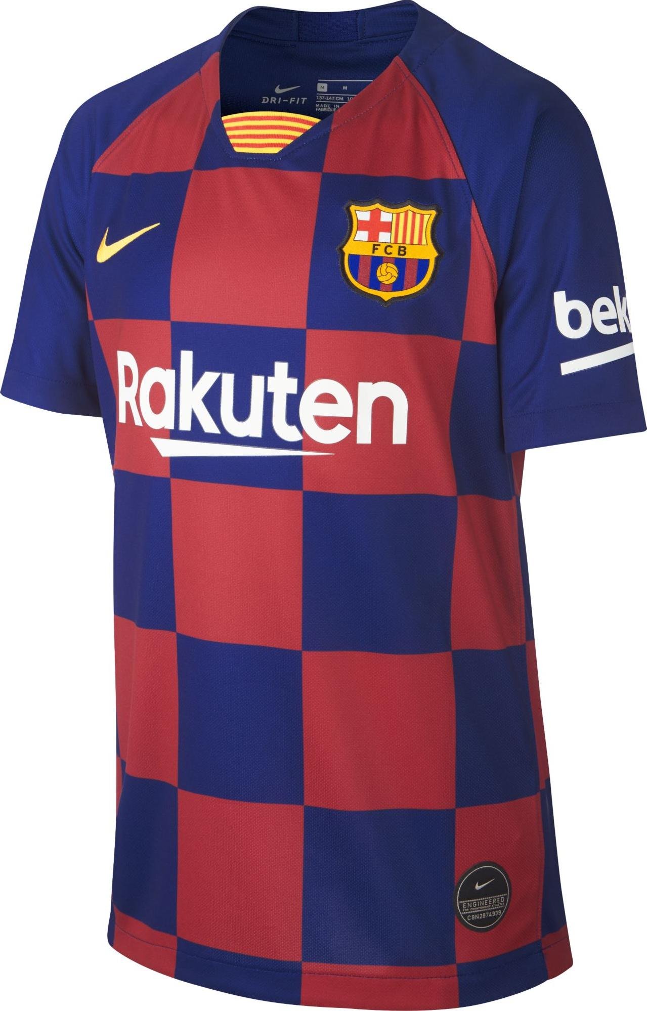 Replika dětského fotbalového dresu Nike FC Barcelona 2019/20