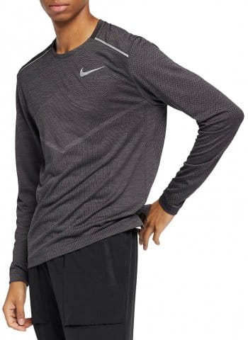 nike men's techknit ultra running long sleeve shirt
