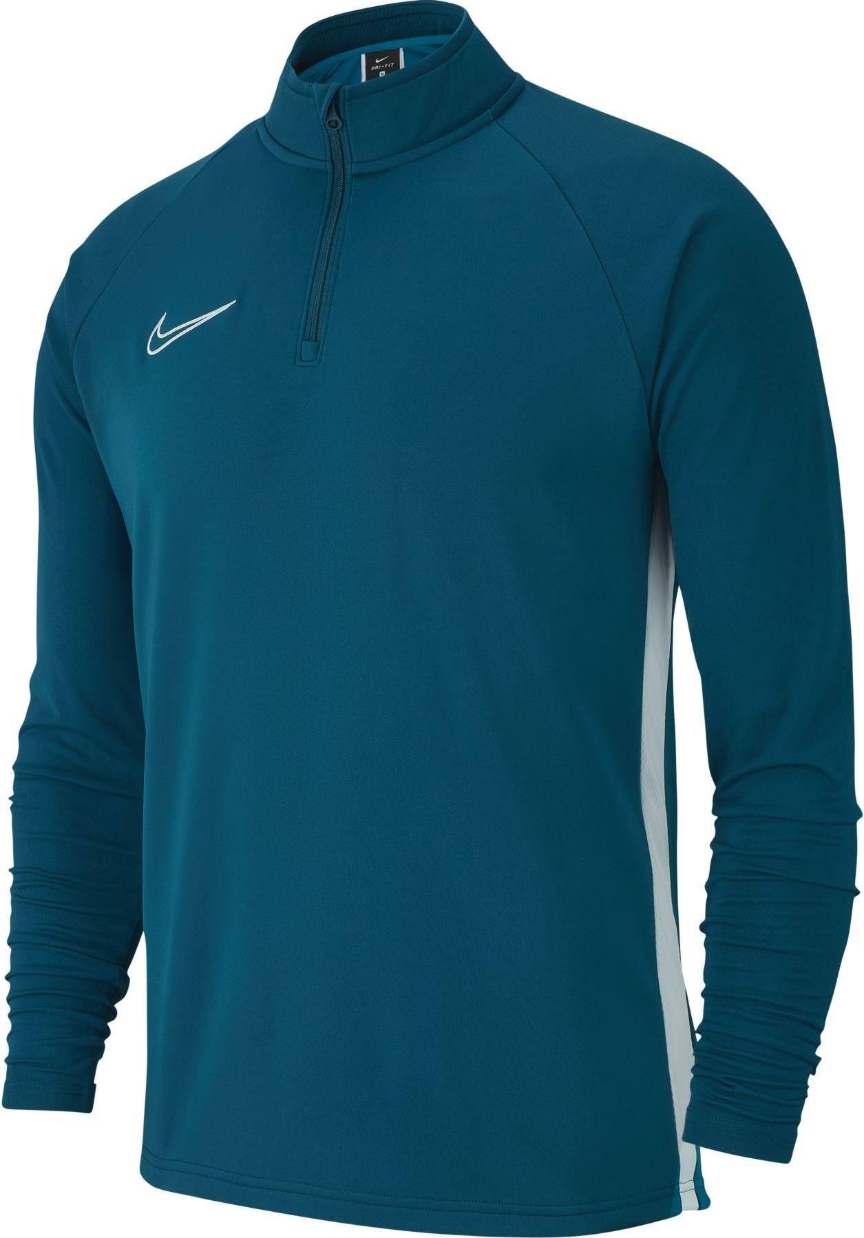 Pánské tréninkové tričko s dlouhým rukávem a čtvrtinovým zipem Nike Dri-FIT Academy 19