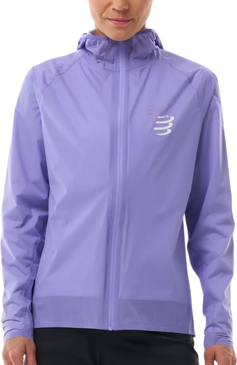 Compressport Hurricane Waterproof Hoodie, L, Paars