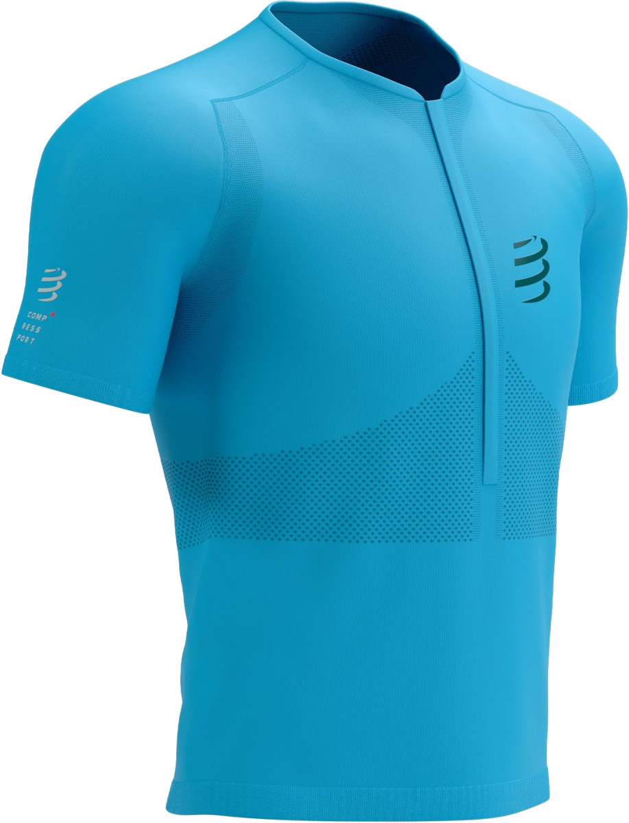 T-paita Compressport Trail Half-Zip Fitted SS Top