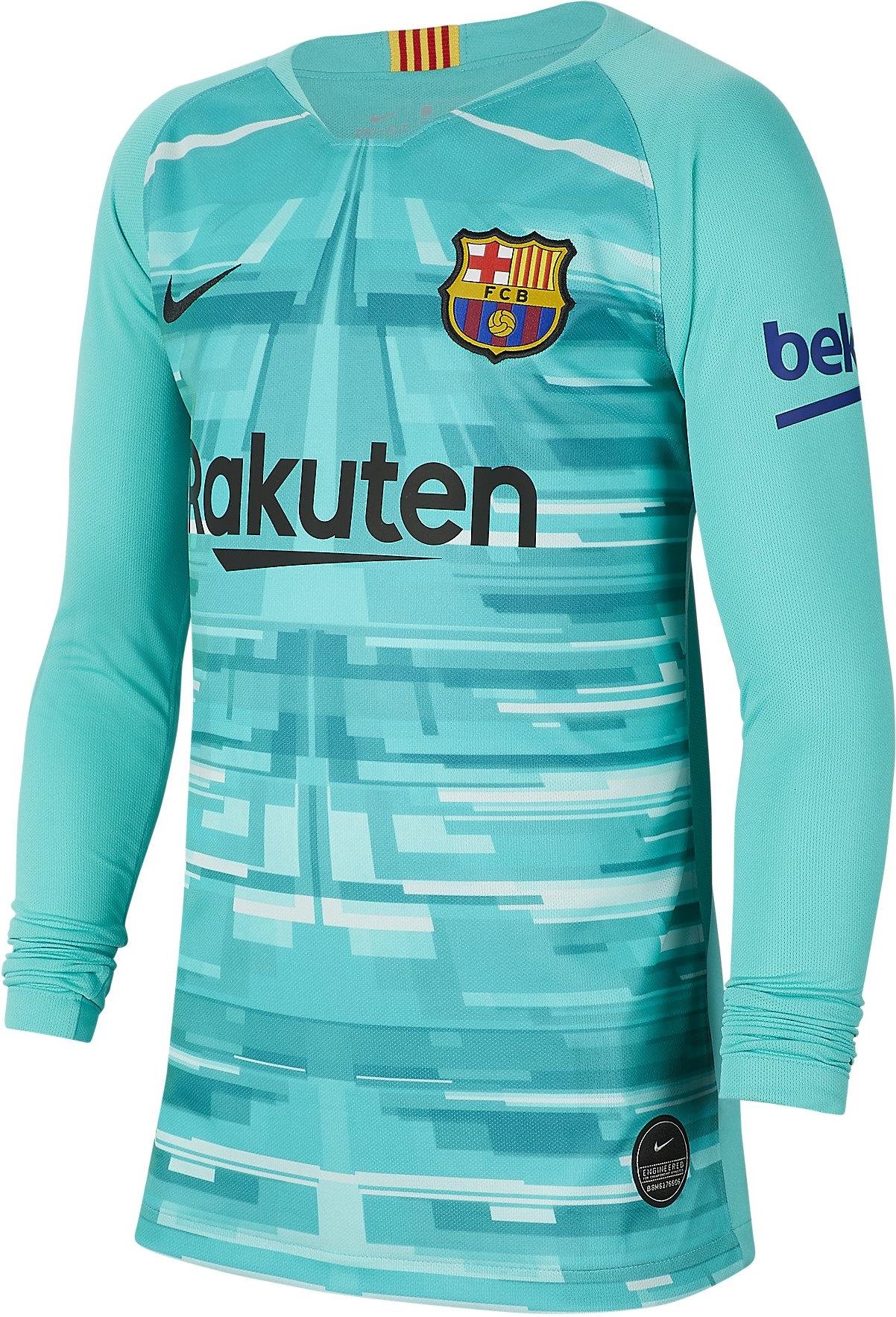 Nike FCB Y NK BRT STAD JSY LS GK 2019/20 Hosszú ujjú póló