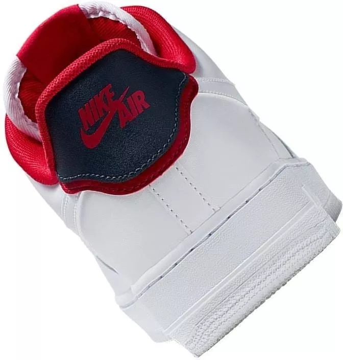 Nike Air Force 1 '07 LV8 Double Layer Mens Size 10 AO2439-100 Obsidian/Red  Shoes