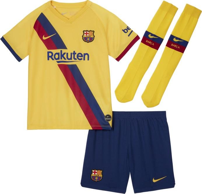 Camiseta Nike FC Barcelona set 2019/20 Away little kids