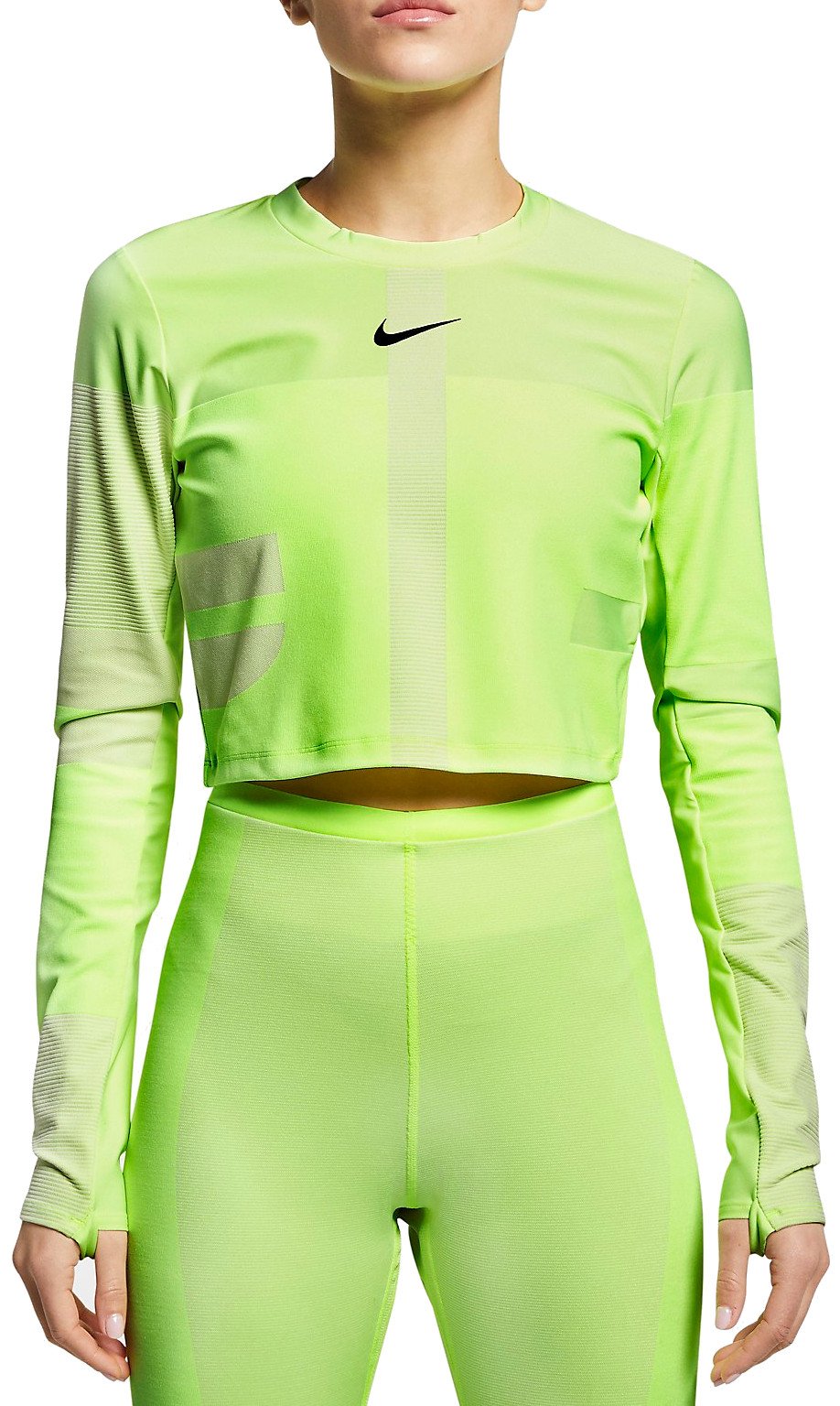 Tričko s dlhým rukávom Nike W NK RN TCH PCK KNT TOP LS