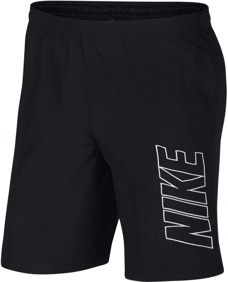 black and white shorts nike