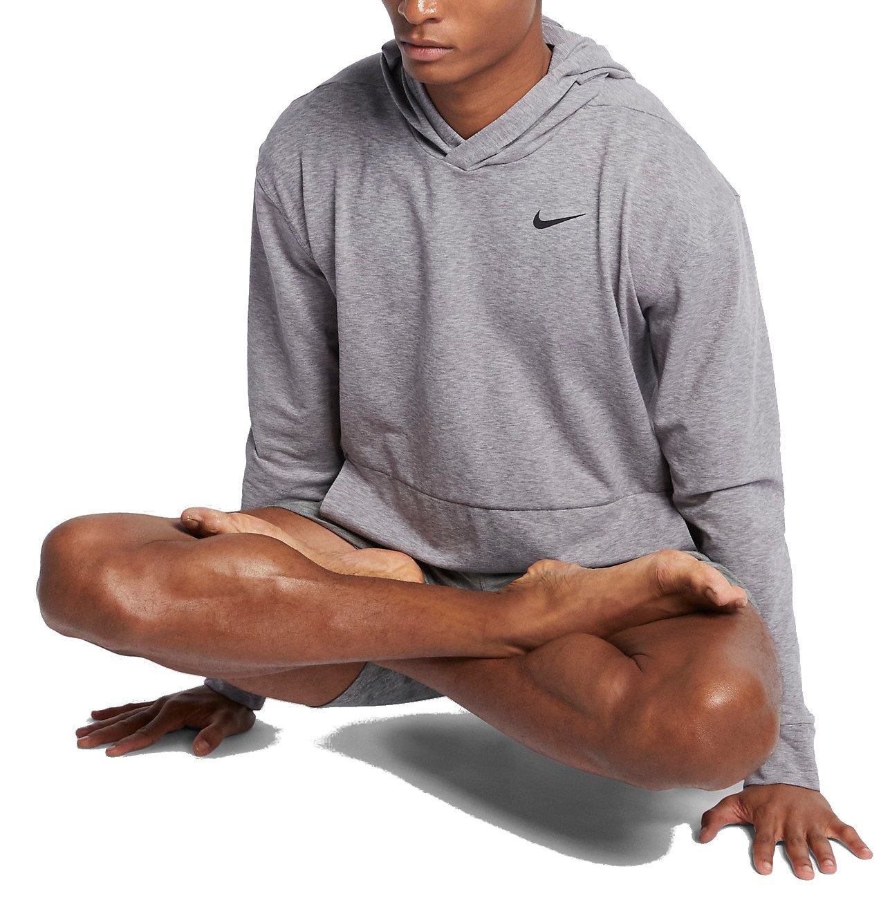 Pánská tréninková mikina na jógu s kapucí Nike Dri-FIT
