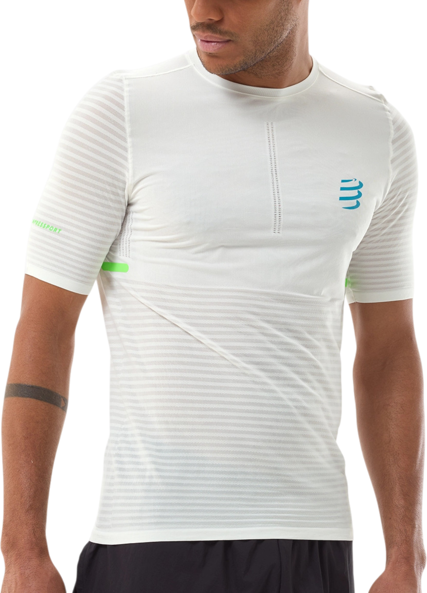 Compressport Pro Racing T-shirt, L, Wit