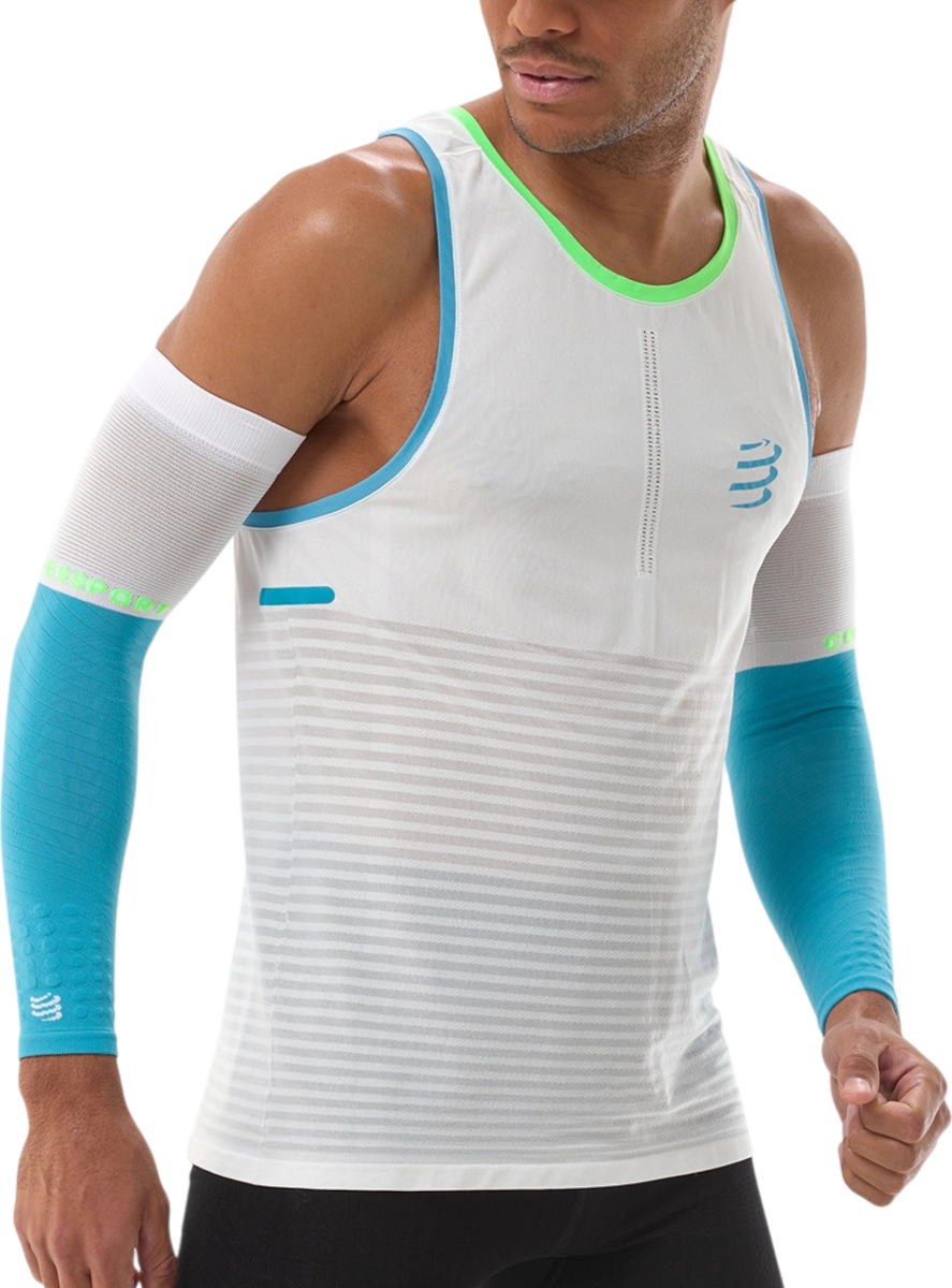 Compressport Pro Racing Tanktop, S, Wit