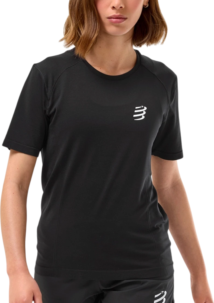 Compressport Performance T-shirt, M, Zwart