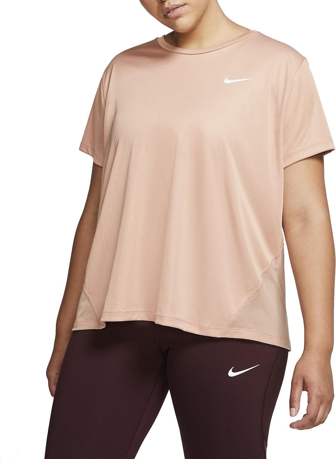 Nike W NK MILER TOP SS PLUS Rövid ujjú póló