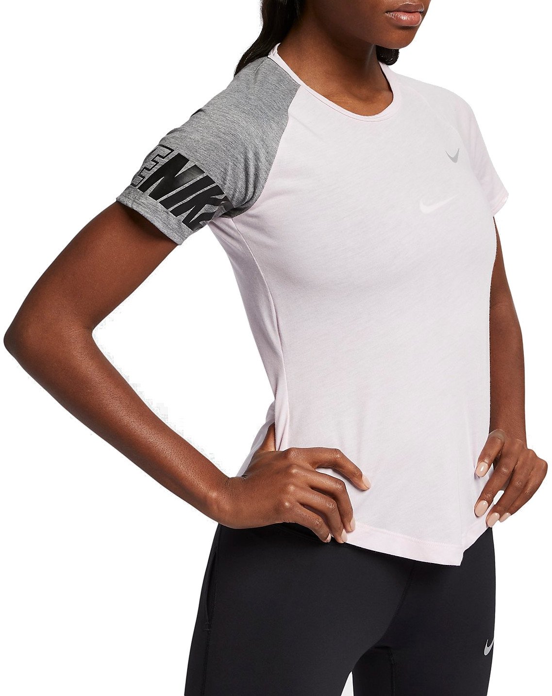 Dámské běžecké tričko s krátkým rukávem Nike Miler