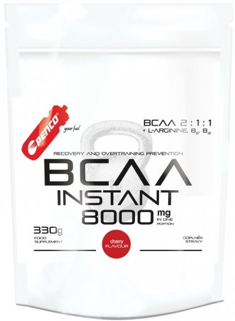 Instantní BCAA 8000 v prášku Penco 330g třešeň