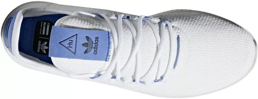 adidas Originals Pharrell Williams Tennis Hu Sneakers In White And Blue