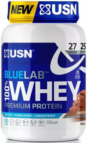BlueLab 100% Whey Premium Protein čokoláda 908g