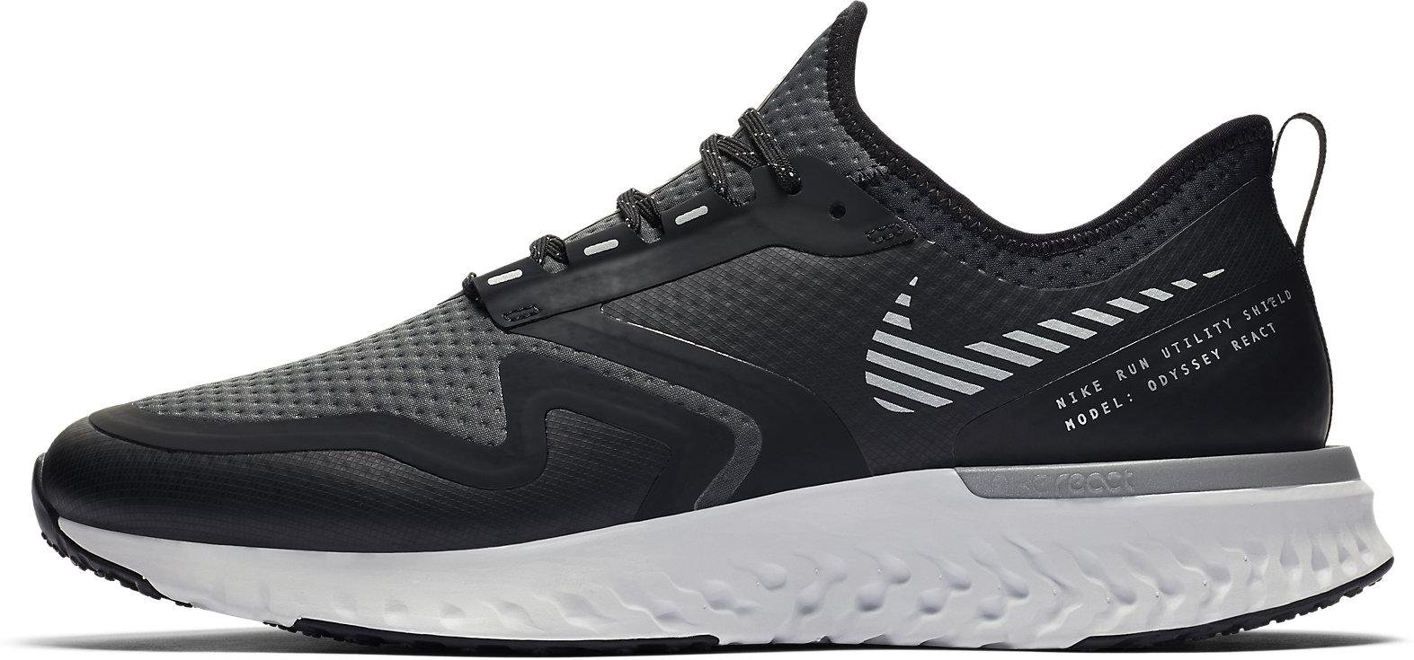 nike men's odyssey react 2 shield running shoes