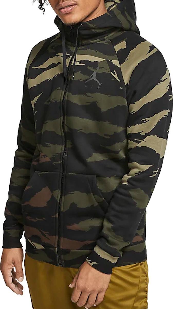 Jordan M J JUMPMAN FLEECE CAMO FZ Kapucnis melegítő felsők