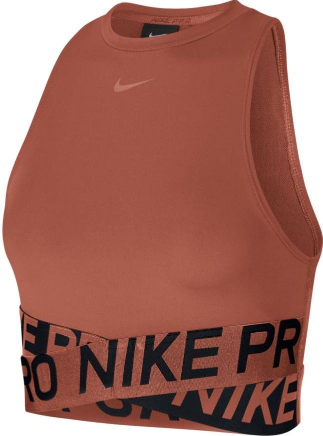 Nike women's pro hotsell intertwist crop tank top