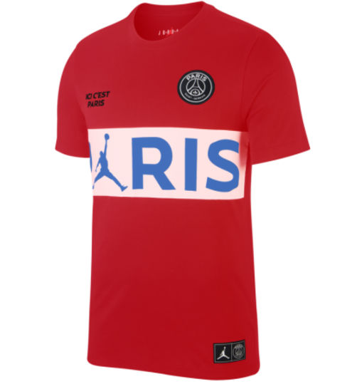 Pánské tričko s krátkým rukávem Jordan x PSG Wordmark