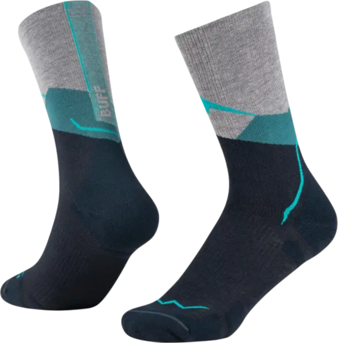BUFF Merino Lightweight Sokken, M, Blauw