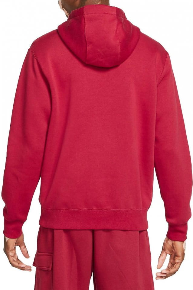 girls red nike moletom com capuz