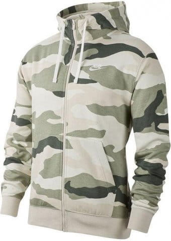M NSW CLUB HOODIE FZ BB CAMO