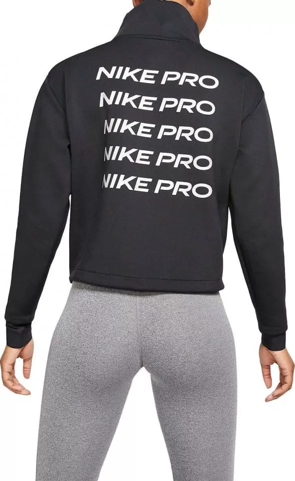 Sweatshirt Nike W NP CLN FLC CROP MOCK NECK HZ