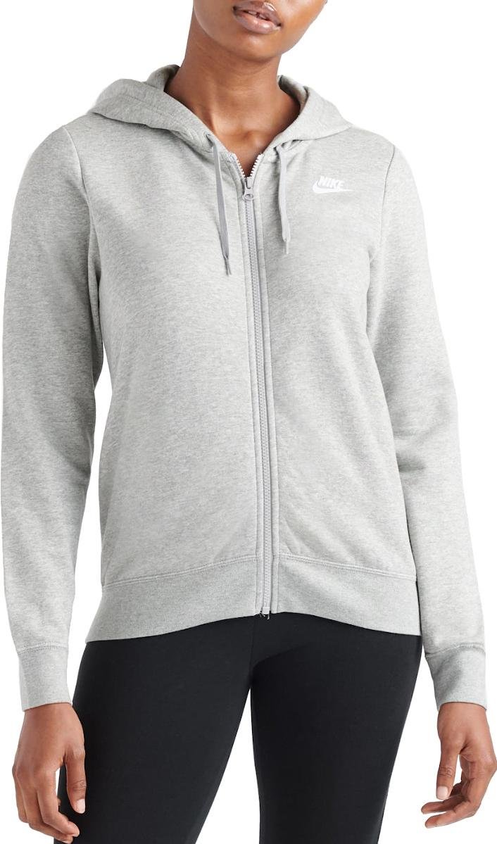 Hooded sweatshirt Nike W NSW CLUB FLC HOODIE FZ