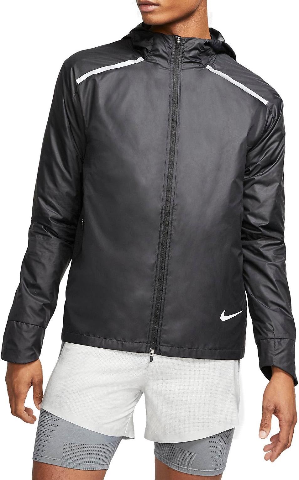 nike men's repel hooded running jacket