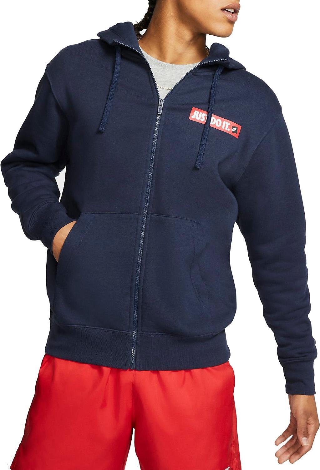 Sweatshirt à capuche Nike M NSW JDI HOODIE FZ FLC BSTR