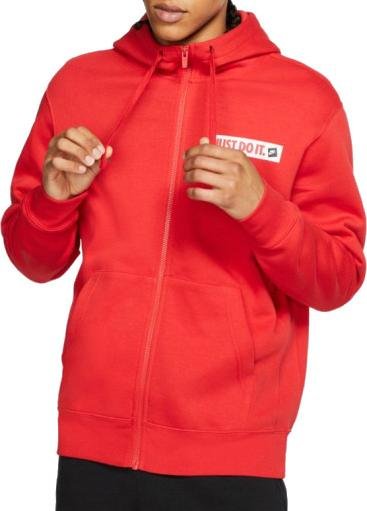 Bunda s kapucňou Nike M NSW JDI HOODIE FZ FLC BSTR