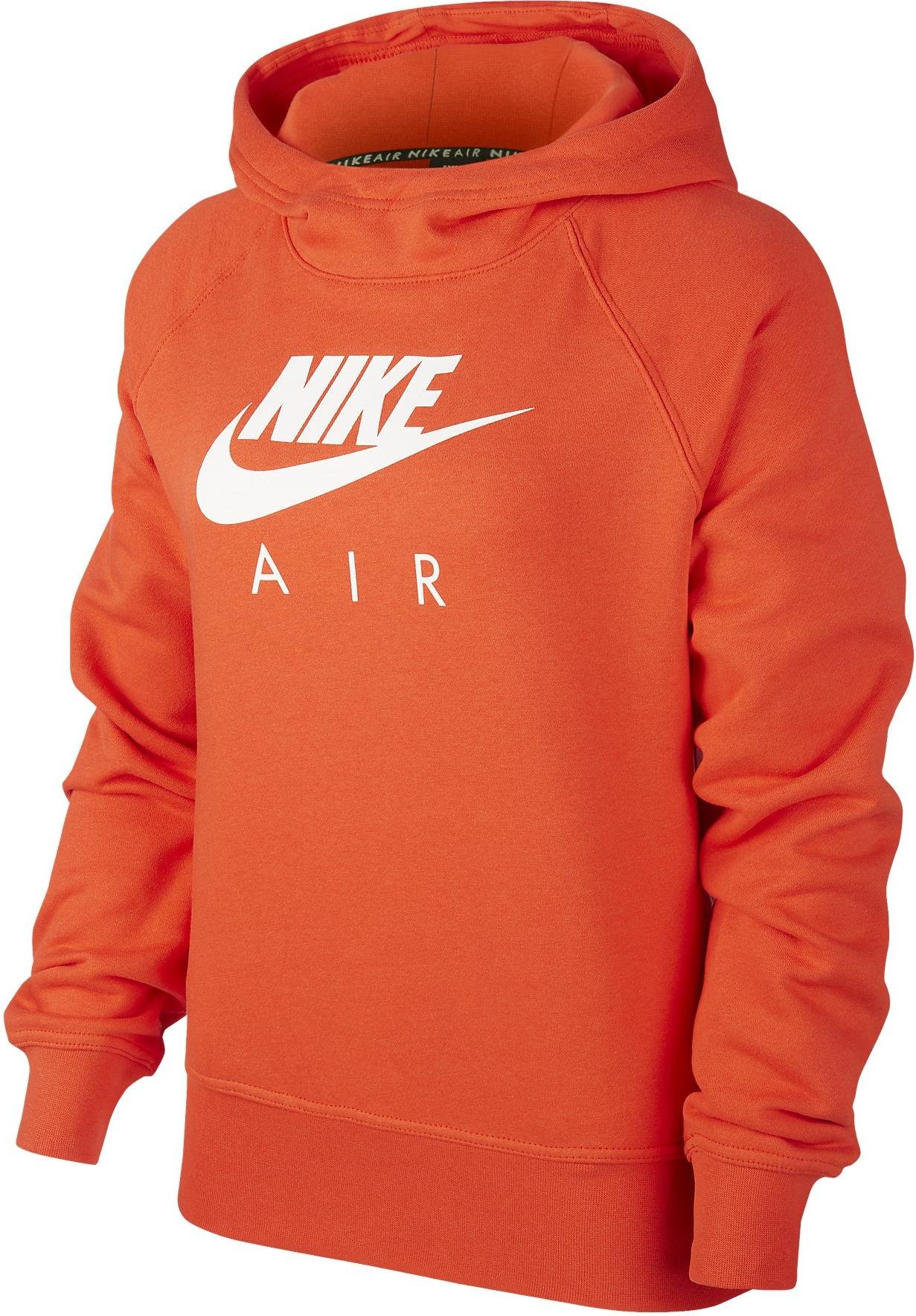 nike air tape overhead hoodie orange