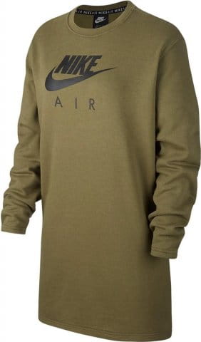 nike w nsw air crew dress bb flc