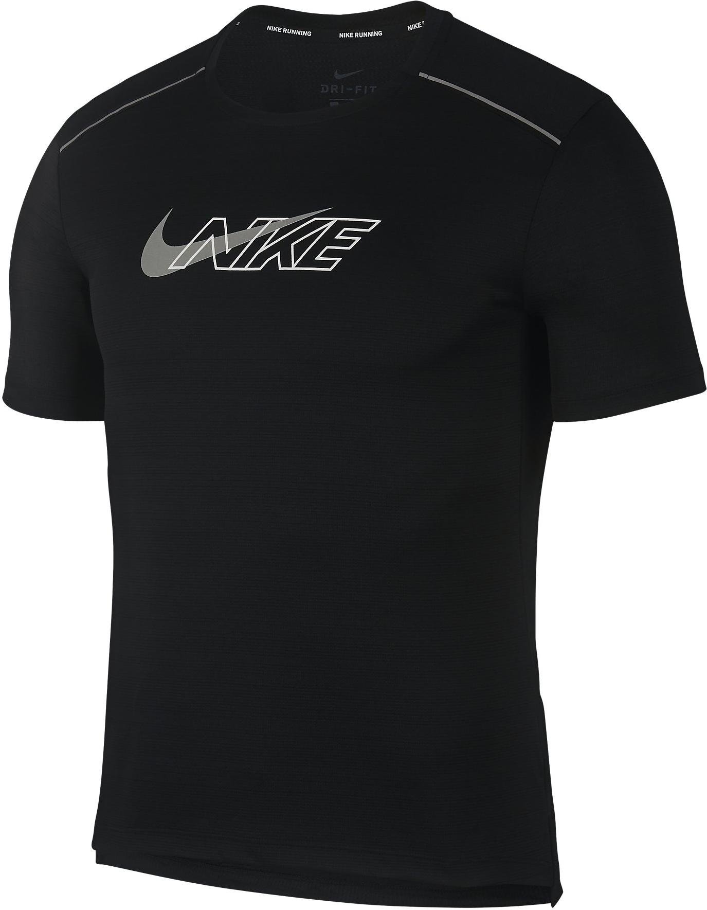 T-Shirt Nike M NK DF MILER SS FLASH NV