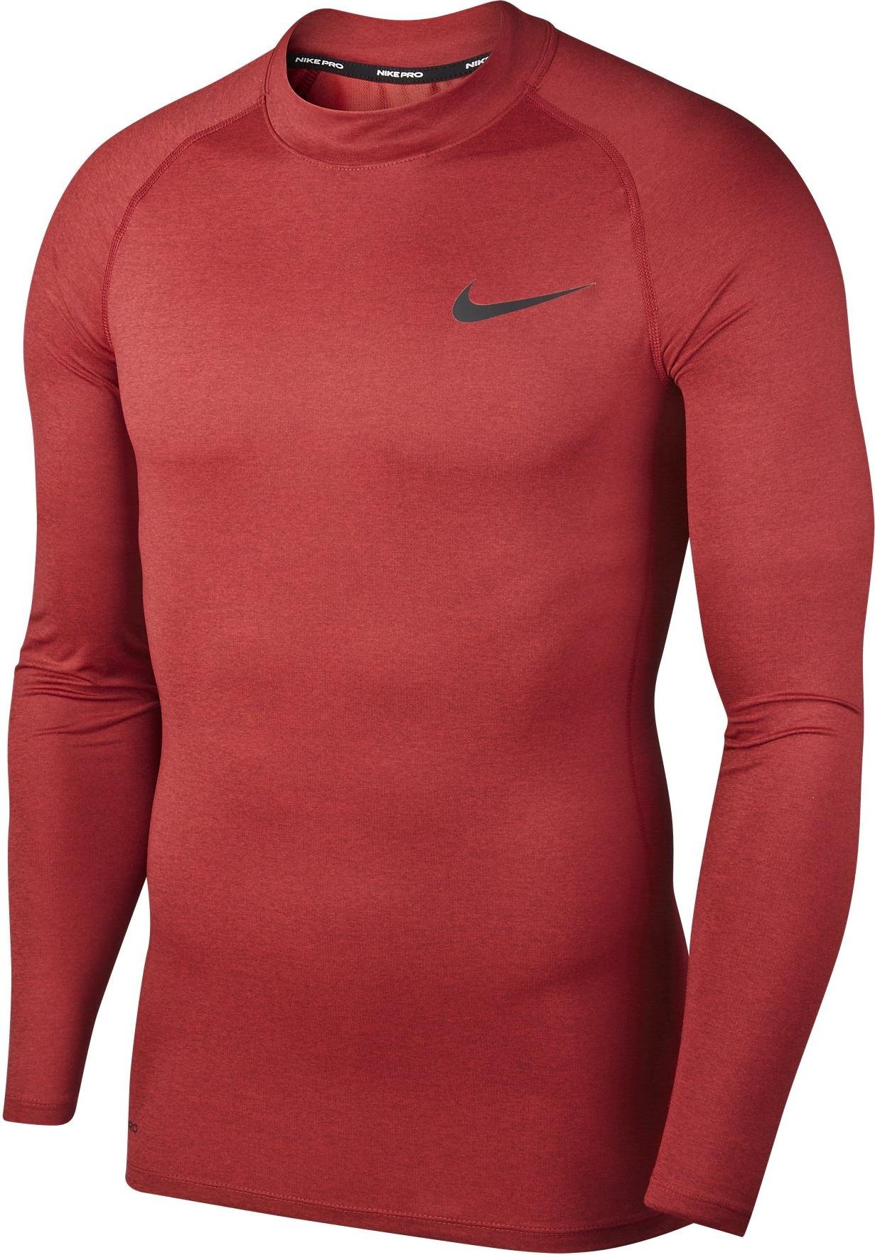 Nike M NP TOP LS TIGHT MOCK Hosszú ujjú póló