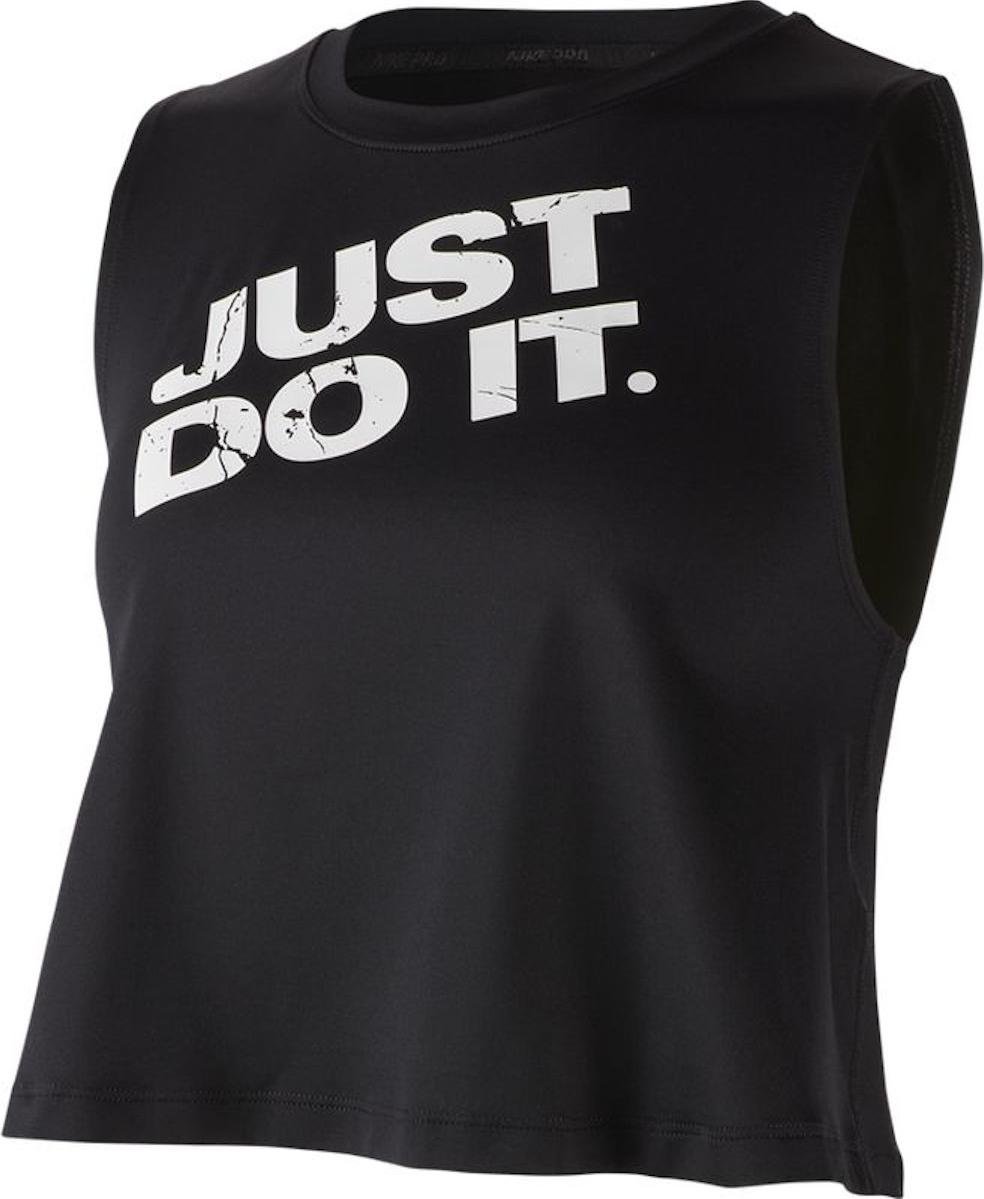 Camiseta sin mangas Nike W NP MARBLE GRX CROP TANK