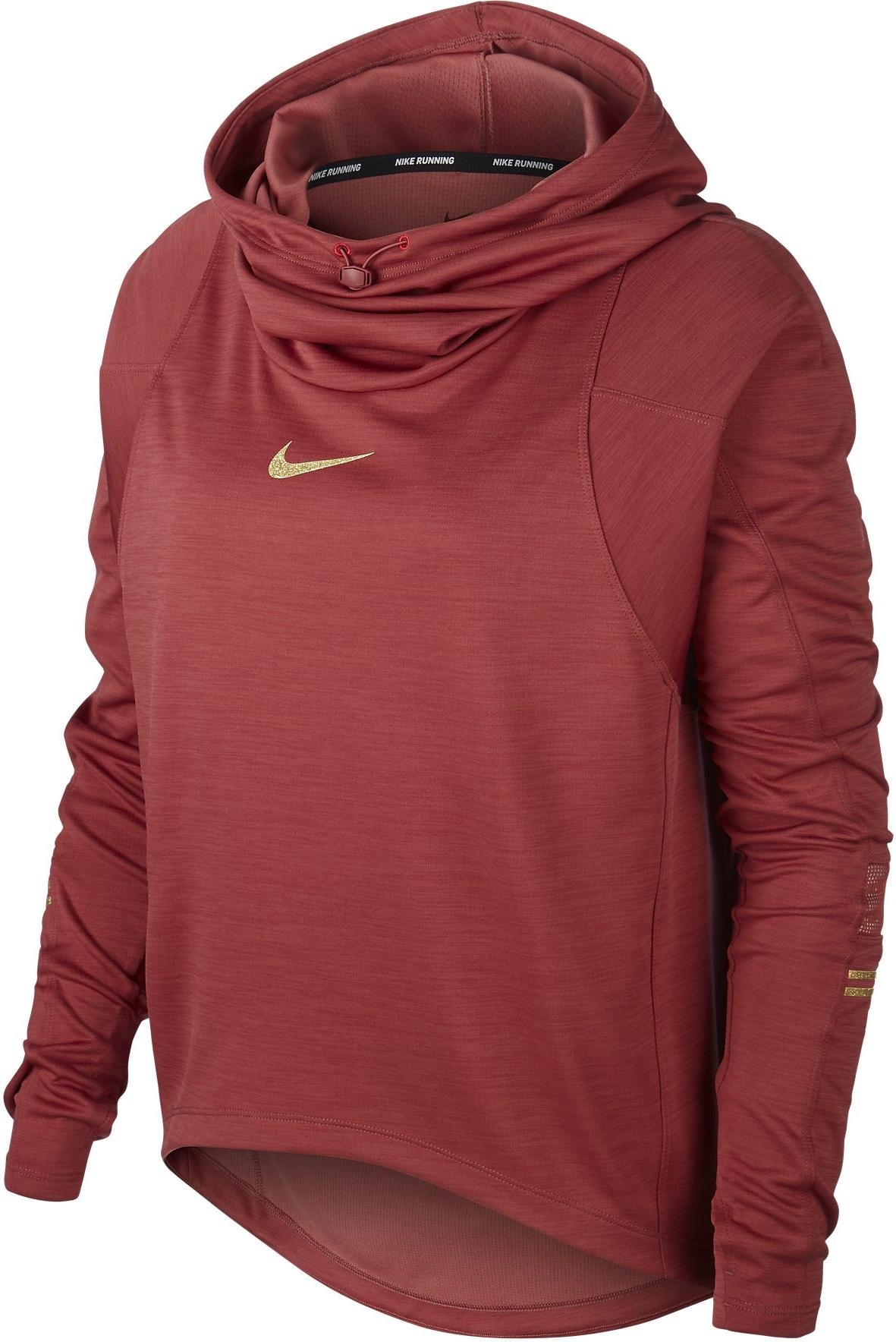 Tričko s dlhým rukávom Nike W NK TOP LS GLAM MIDLAYER