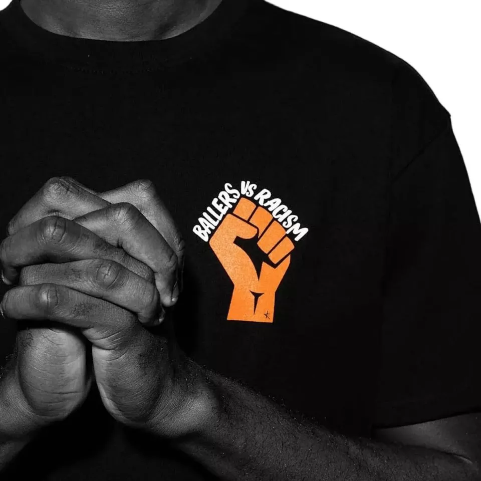 T-shirt Kickz Ballers vs Racism Statement