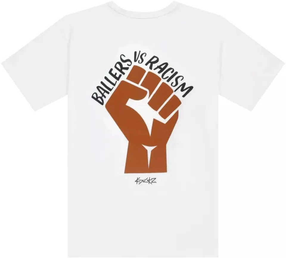 T-shirt Kickz Ballers vs Racism Statement