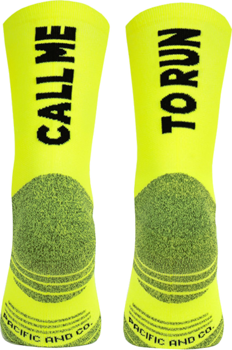 Calze Pacific and Co CALL ME (Neon Yellow)