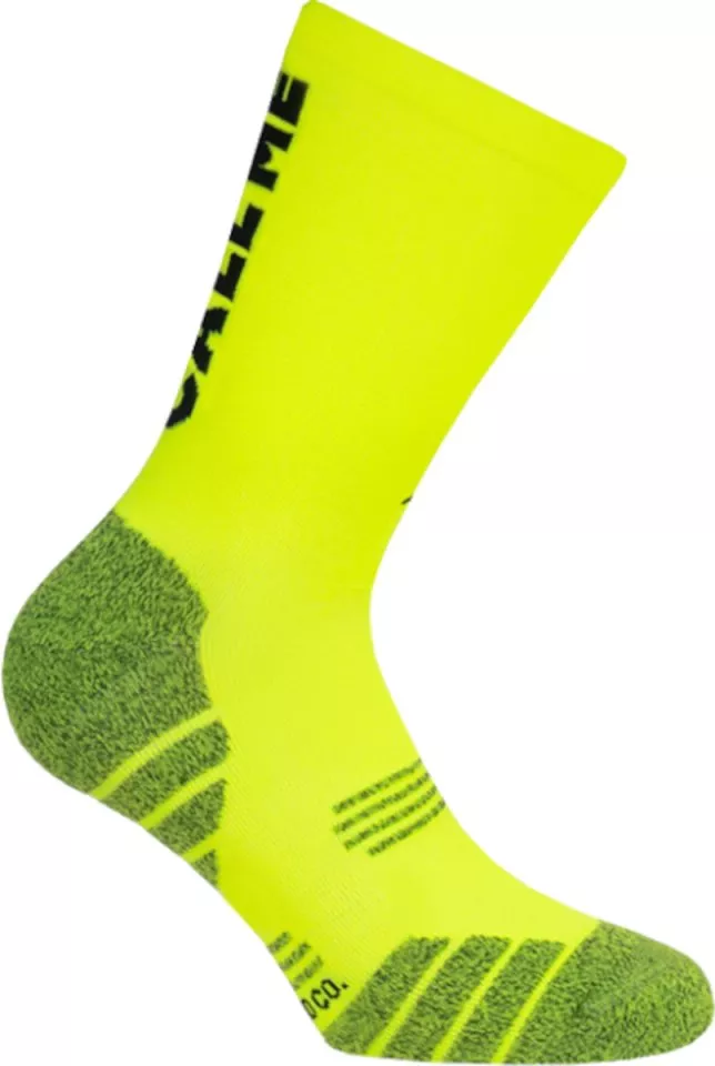 Pacific and Co CALL ME (Neon Yellow) Zoknik