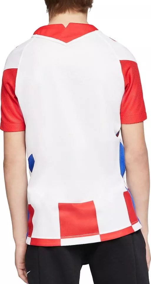 Dětský domácí fotbalový dres s krátkým rukávem Nike Chorvatsko Stadium 2020