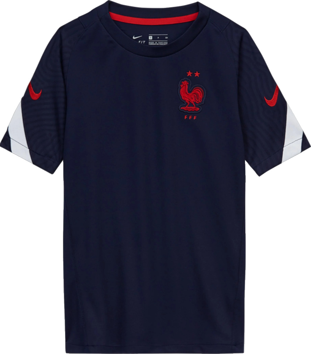 Dětské fotbalové tričko s krátkým rukávem Nike France Strike