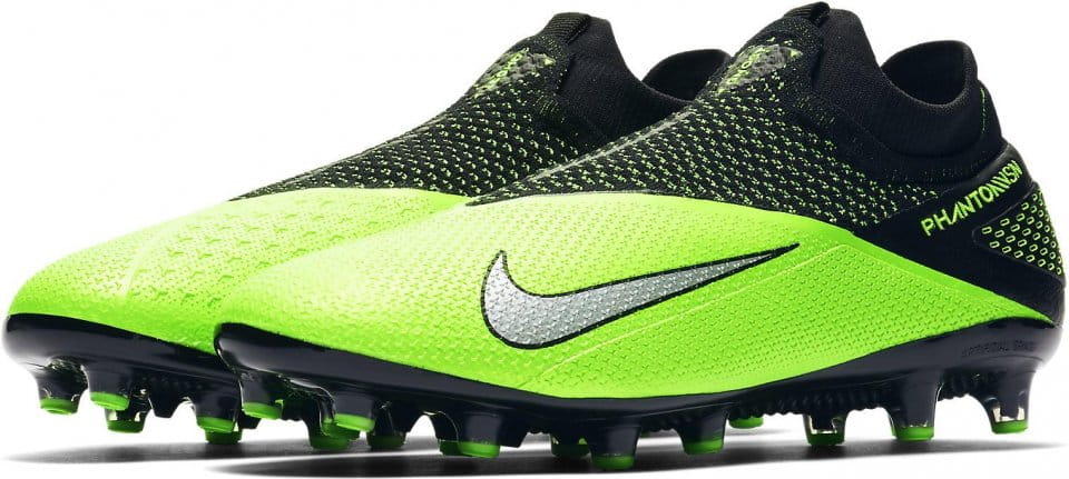 Nike Phantom VSN Elite DF AG Césped Artificial Zapatos de fútbol Tipos de  suela - Verde/Blanco